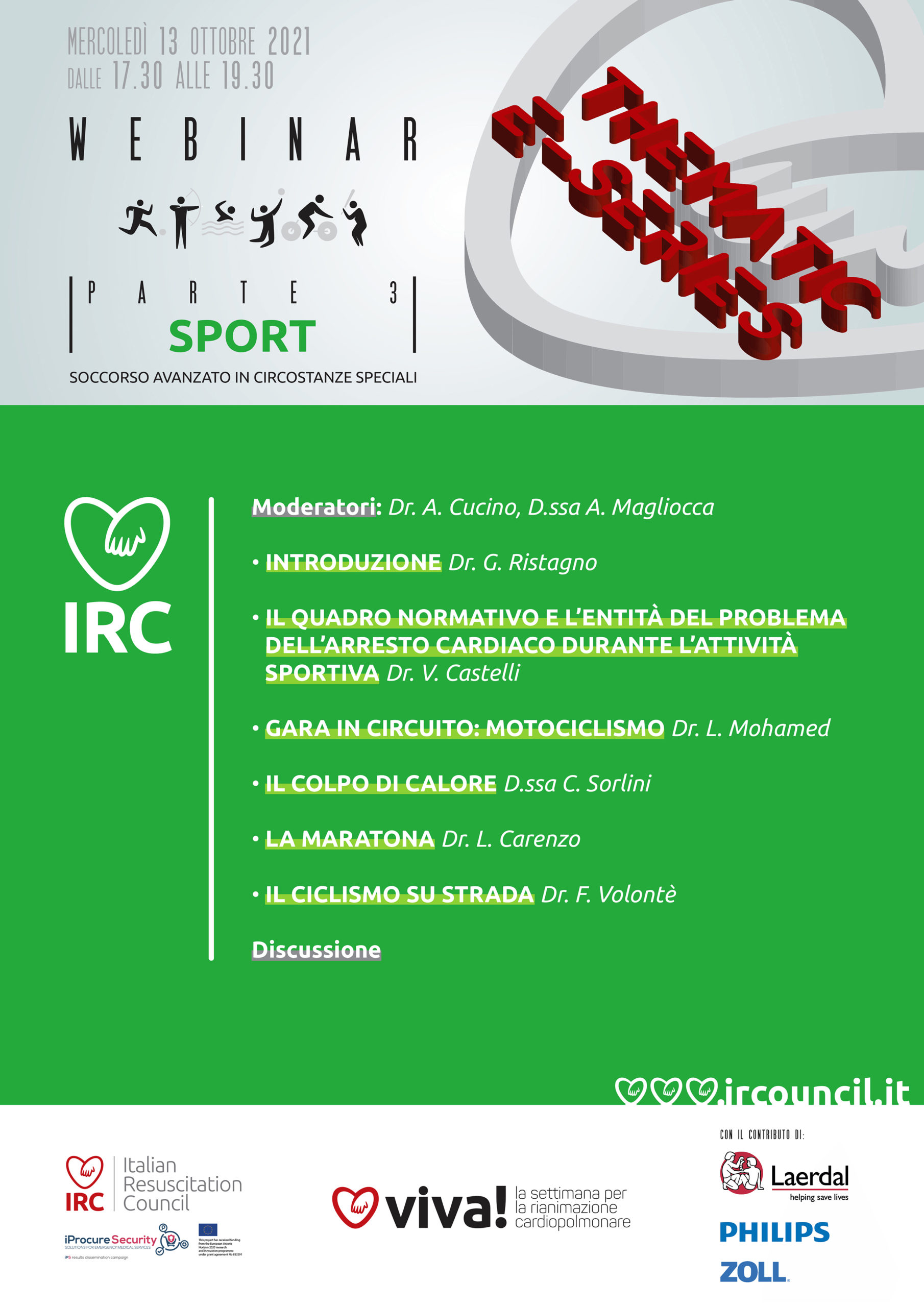 IRC Thematic ESeries. Parte 3 Lo sport IRC